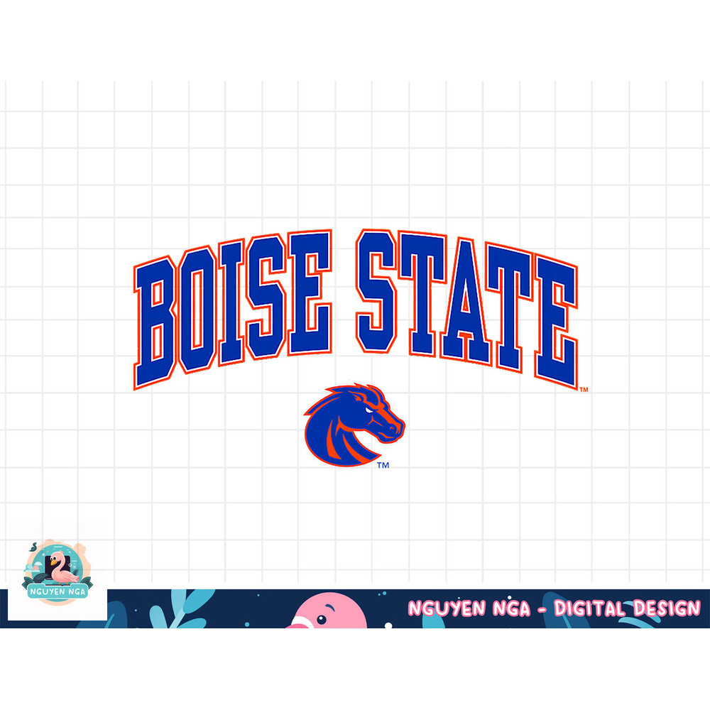 Boise State Broncos Arch Over Officially Licensed  png, sublimation.jpg