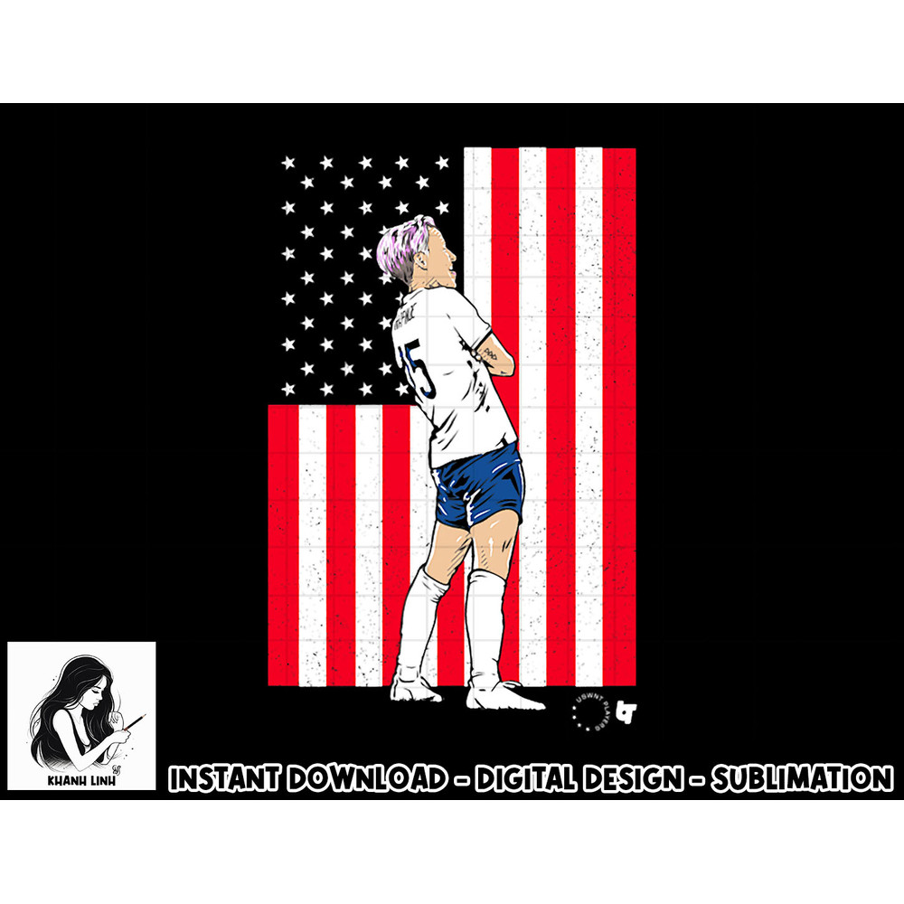 Officially Licensed Megan Rapinoe - USA Rapinoe 2.0 png, sublimation.jpg