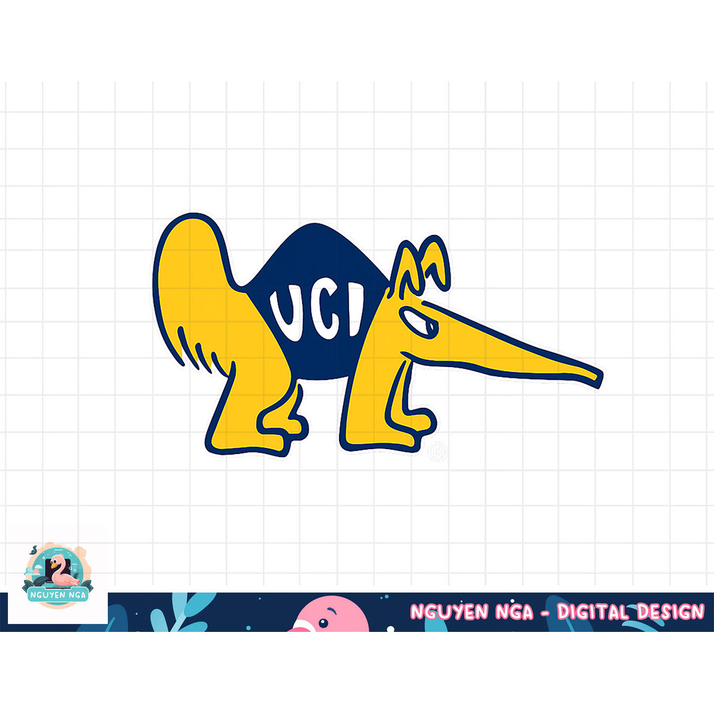 Cal Irvine Anteaters Icon Logo Officially Licensed Navy  png, sublimation.jpg