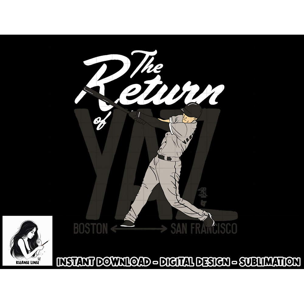Officially Licensed Mike Yastrzemski - Return Of Yaz png, sublimation.jpg