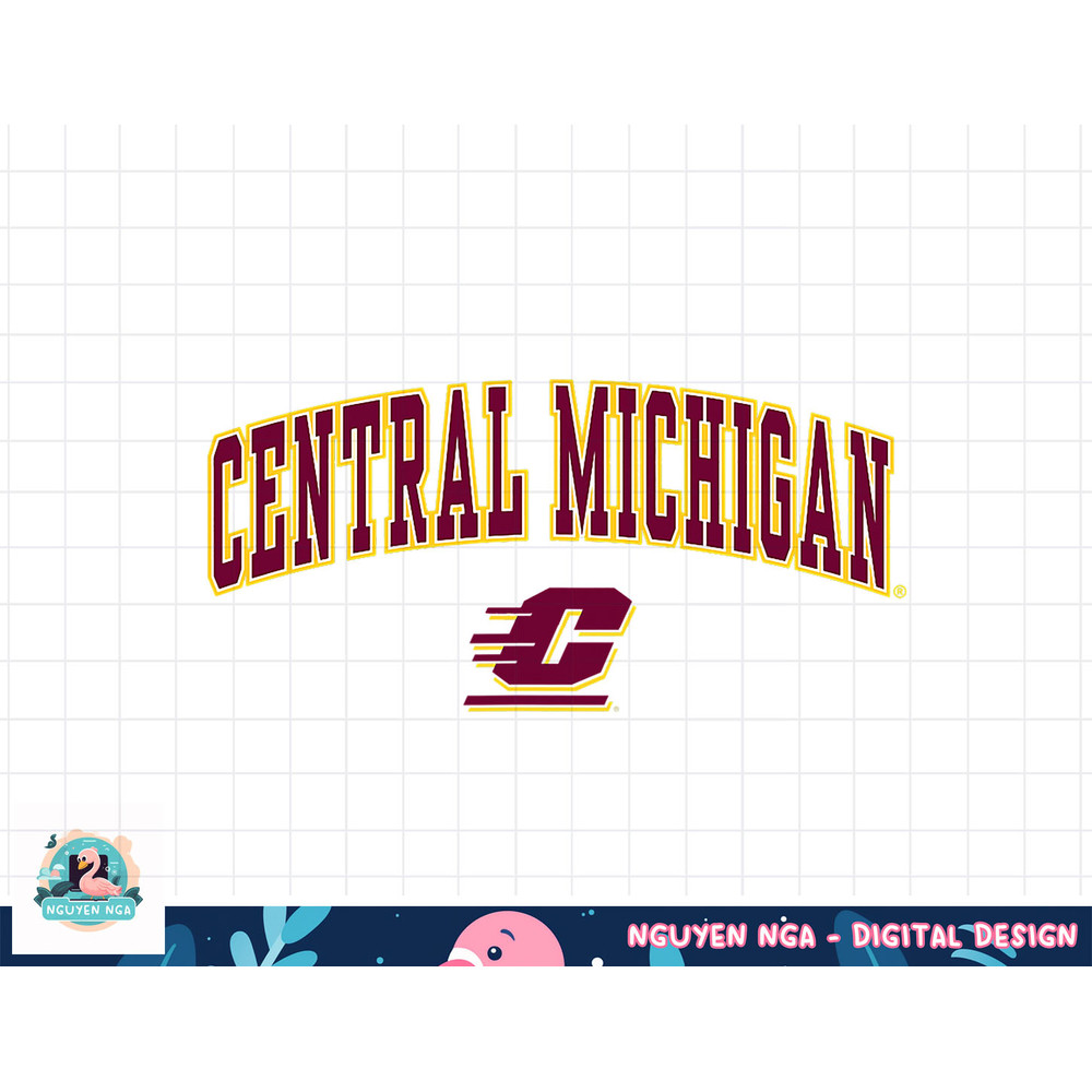 Central Michigan Chippewas Arch Over Logo png, sublimation.jpg