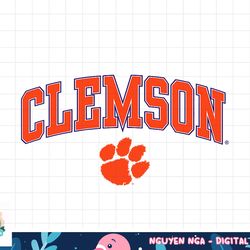 clemson tigers arch over heather gray officially licensed  png, sublimation
