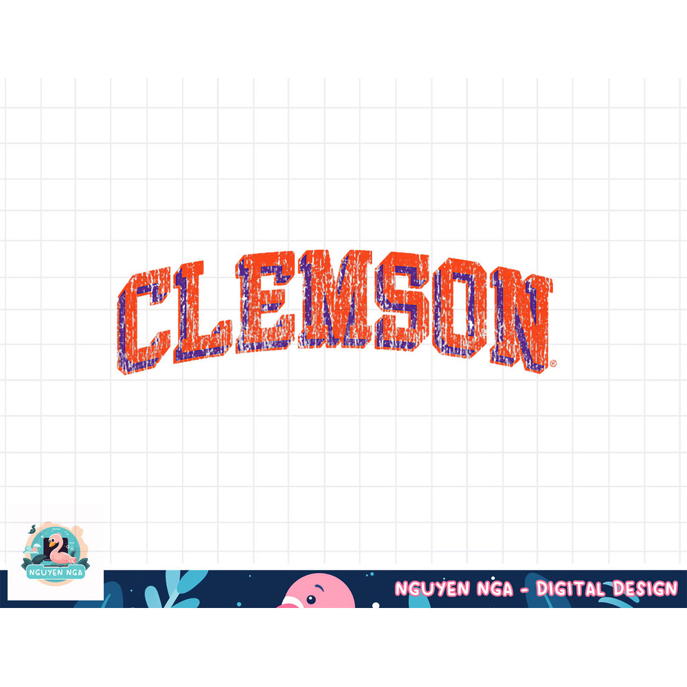 Clemson Tigers Retro Arch png, sublimation.jpg
