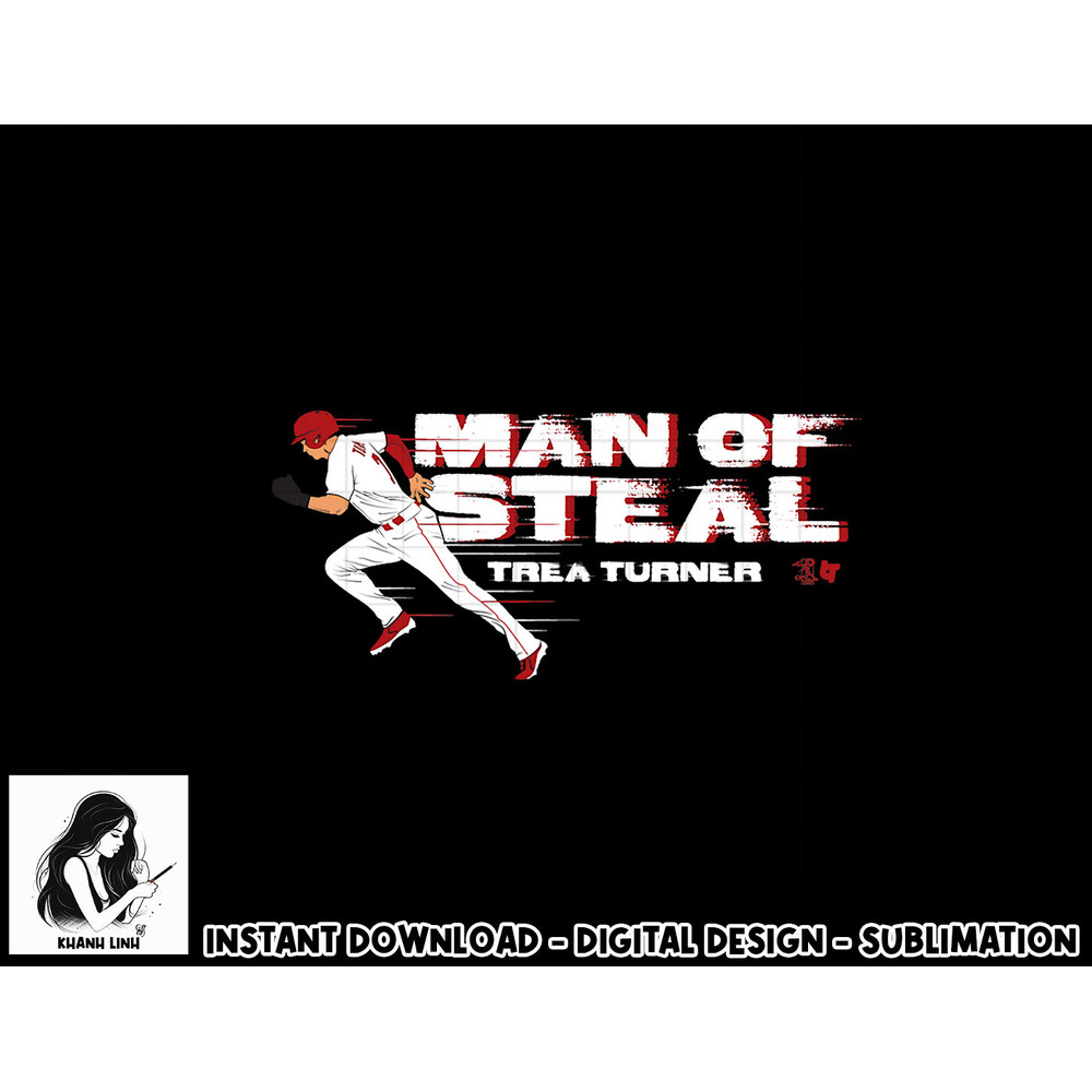 Officially Licensed Trea Turner - Man of Steal png, sublimation.jpg