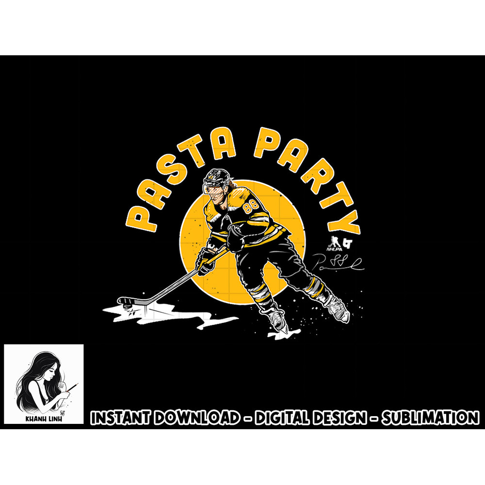 Pasta Party - David Pastrnak - Boston Hockey png, sublimation.jpg
