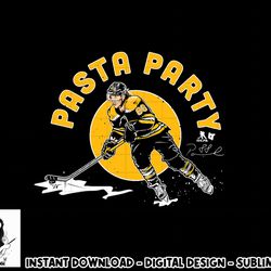 pasta party - david pastrnak - boston hockey png, sublimation