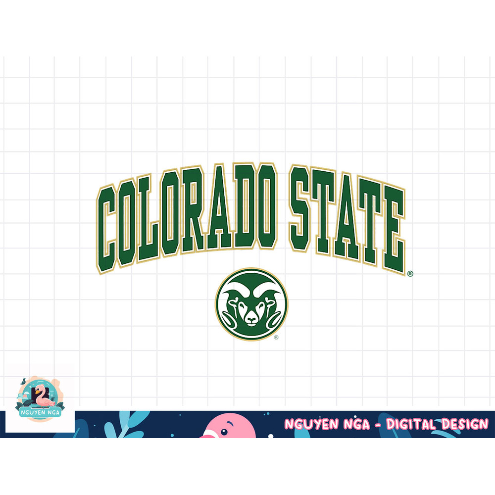 Colorado State Rams Arch Over Dark Heather png, sublimation.jpg
