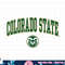 Colorado State Rams Arch Over White Officially Licensed png, sublimation.jpg