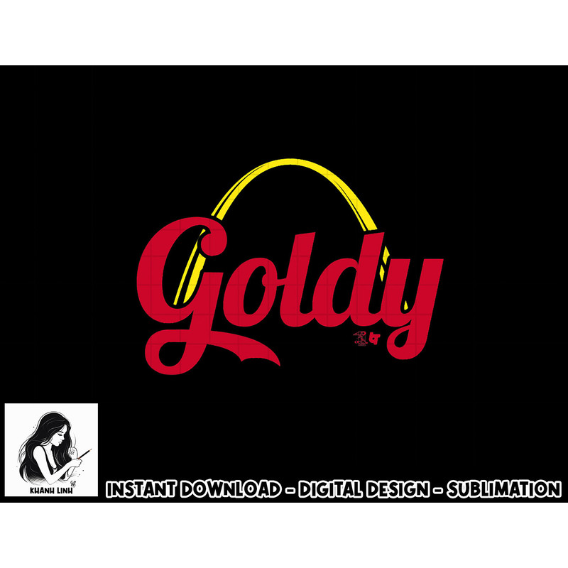 Paul Goldschmidt - Goldy Arch - St. Louis Baseball  png, sublimation.jpg