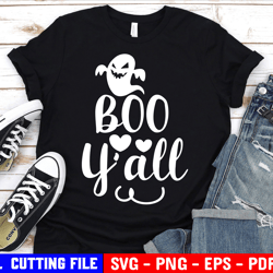 boo you all ghost svg boo crew halloween svg, kids halloween party trick or treat svg, files for cricut
