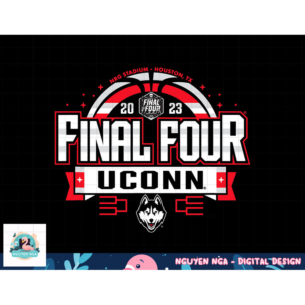 Connecticut Huskies Final Four 2023 Basketball Bold Navy png, sublimation.jpg