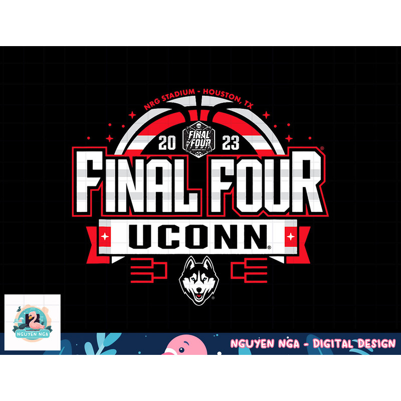 Connecticut Huskies Final Four 2023 Basketball Bold Navy png, sublimation.jpg
