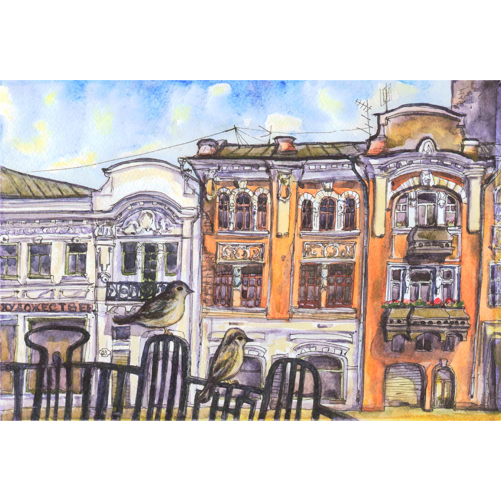 Купеческие узоры, 21 х30 см, бумага, смеш. техника, 2015 г._02.jpg