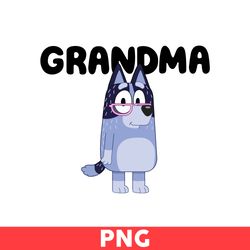 Nana Grandma Svg, Bluey Nana Dog Svg, Bluey Dog Svg, Bluey Svg, Cartoon Svg - Digital File