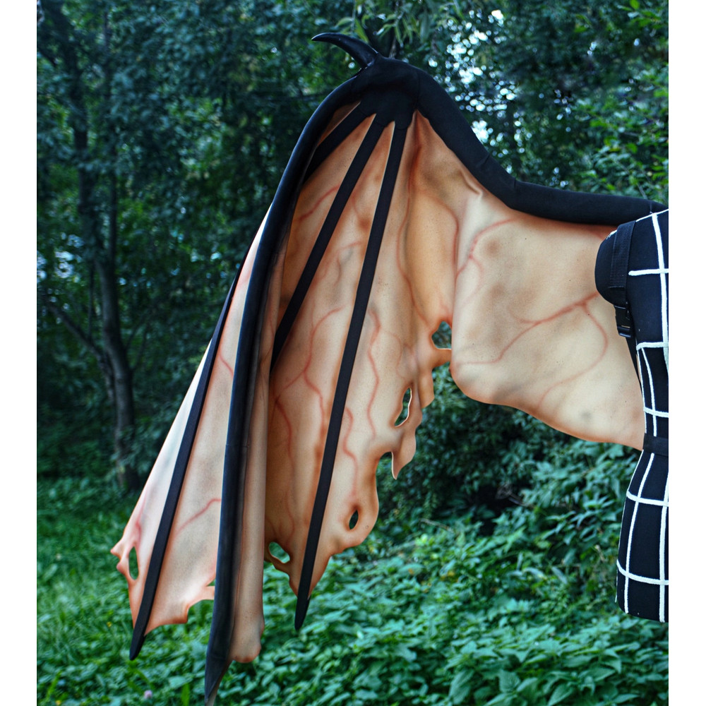 halloween outlook, Jeepers Creepers wings, halloween costume, devil wings, halloween accessory, horror wings cosplay, anime cosplay wings, Jeepers Creepers, Vam
