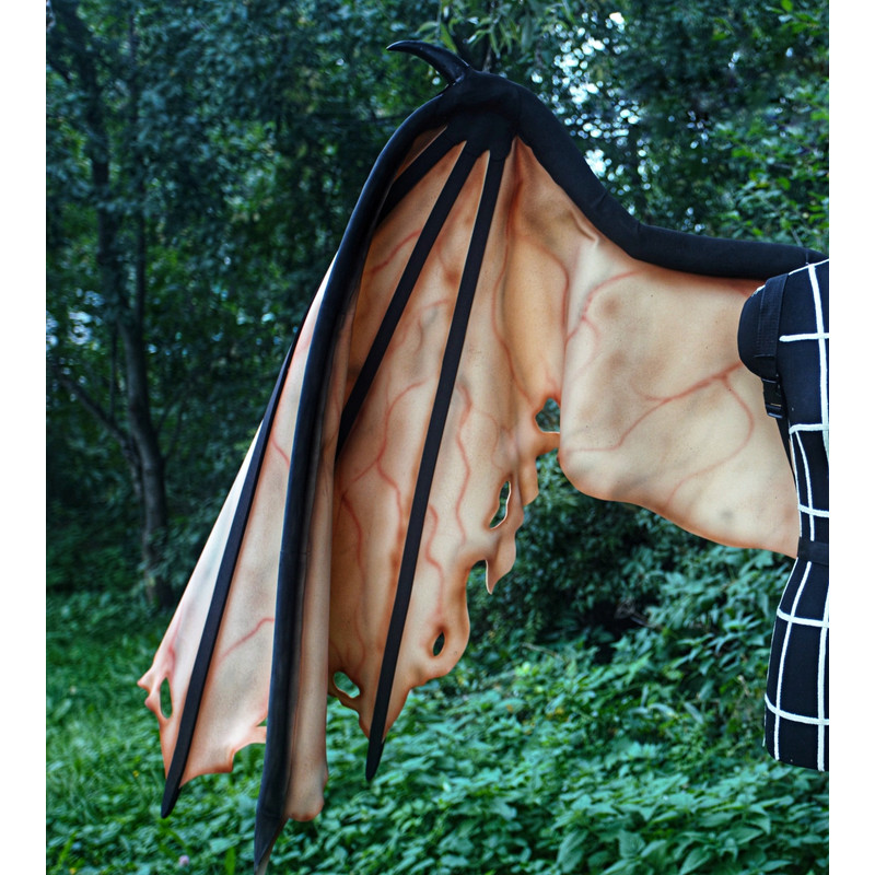 halloween outlook, Jeepers Creepers wings, halloween costume, devil wings, halloween accessory, horror wings cosplay, anime cosplay wings, Jeepers Creepers, Vam