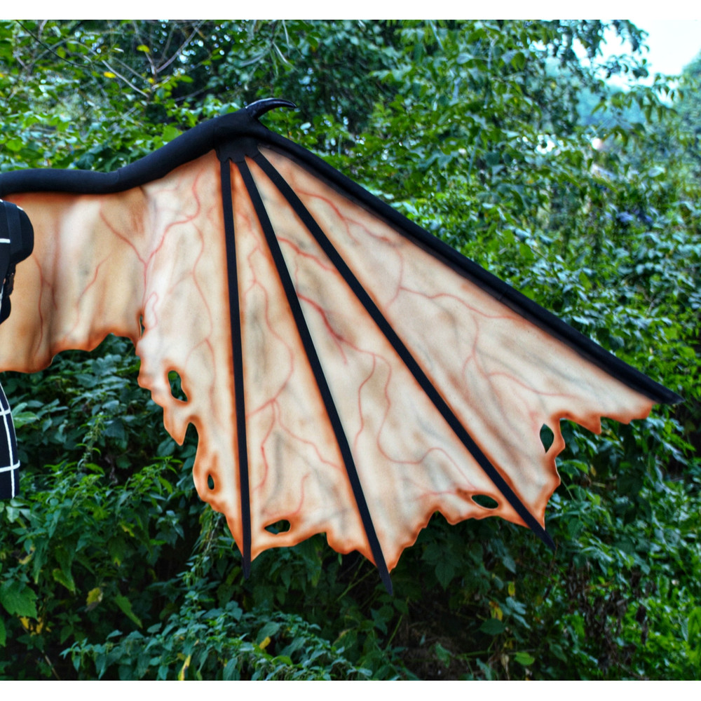 halloween outlook, Jeepers Creepers wings, halloween costume, devil wings, halloween accessory, horror wings cosplay, anime cosplay wings, Jeepers Creepers, Vam