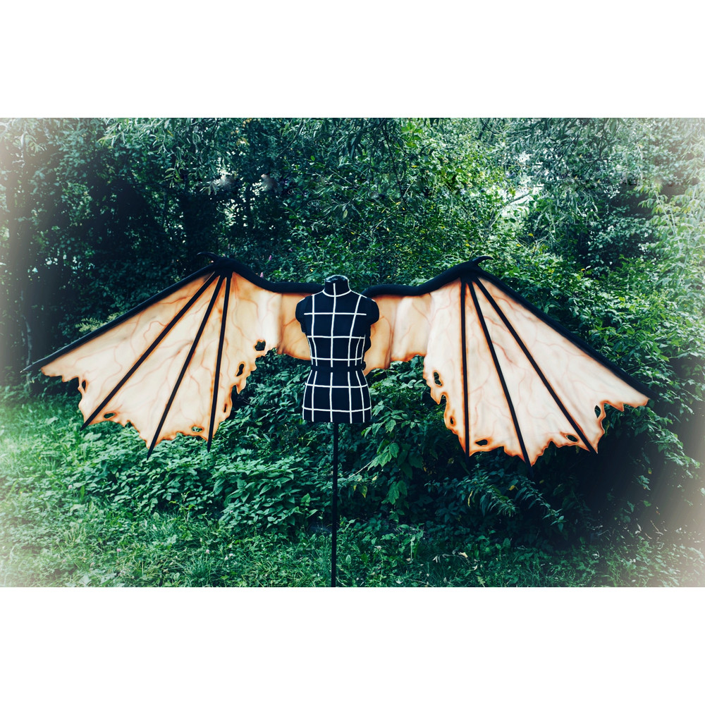 halloween outlook, Jeepers Creepers wings, halloween costume, devil wings, halloween accessory, horror wings cosplay, anime cosplay wings, Jeepers Creepers, Vam