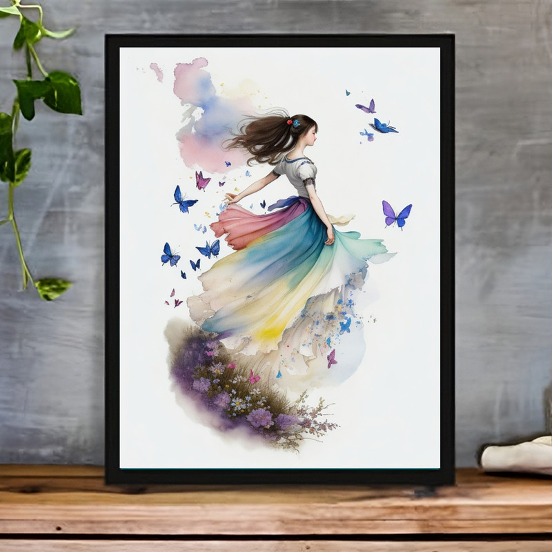 Woman floating with butterflies3.png