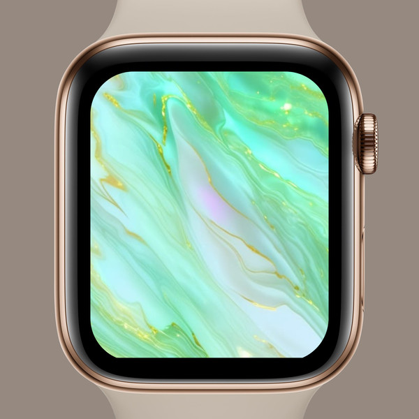 Marble apple 2025 watch face