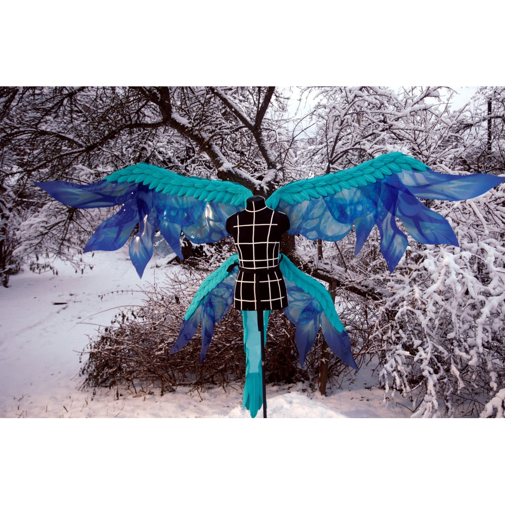 large adult wings, fairy wings, dragon wings costume, Dvalin wings costume, Stormterror wings, Genshin Impact, dragon cosplay, dvalin cosplay, stormterror cospl