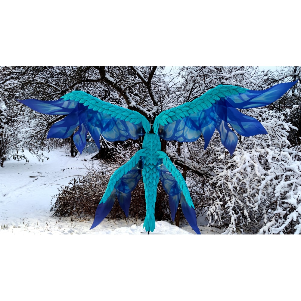 large adult wings, fairy wings, dragon wings costume, Dvalin wings costume, Stormterror wings, Genshin Impact, dragon cosplay, dvalin cosplay, stormterror cospl