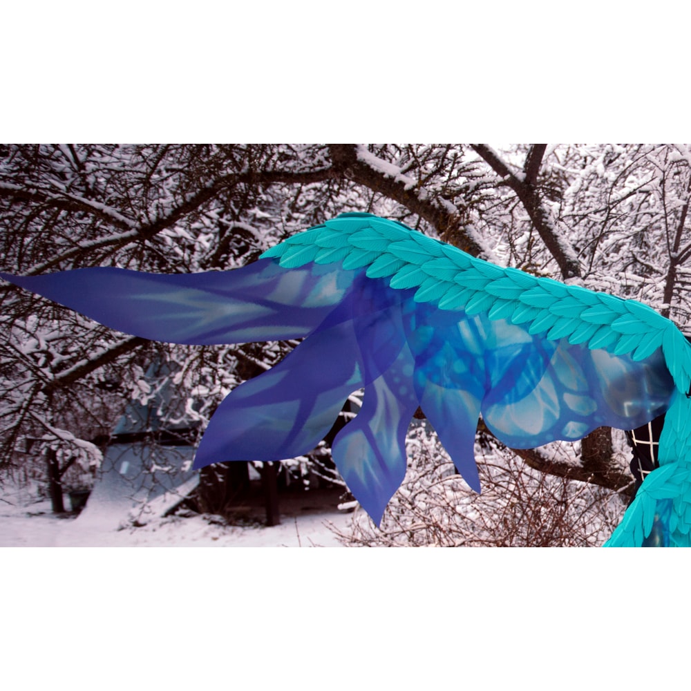 large adult wings, fairy wings, dragon wings costume, Dvalin wings costume, Stormterror wings, Genshin Impact, dragon cosplay, dvalin cosplay, stormterror cospl