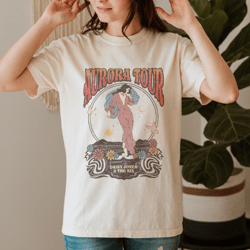 retro the aurora tour 1978-79 shirt, vintage daisy jones & the six shirt, brilliant taylor jenkins reid shirt