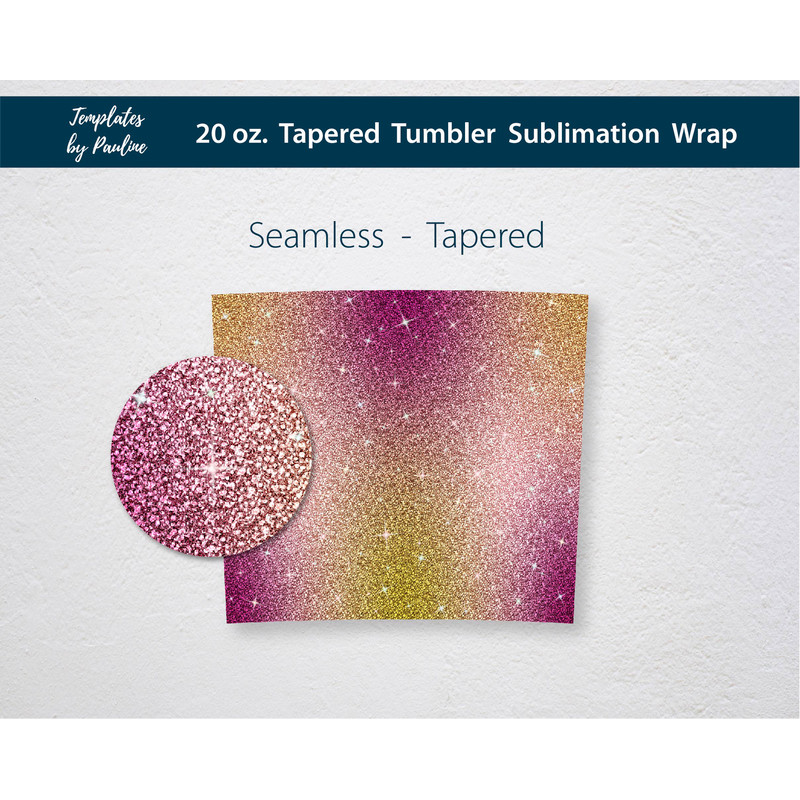 maroon olive sparkle glitter 20 oz skinny tumbler wrap for sublimation