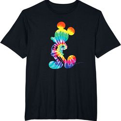 disney mickey mouse rainbow tie dye png print design, png design file instant download