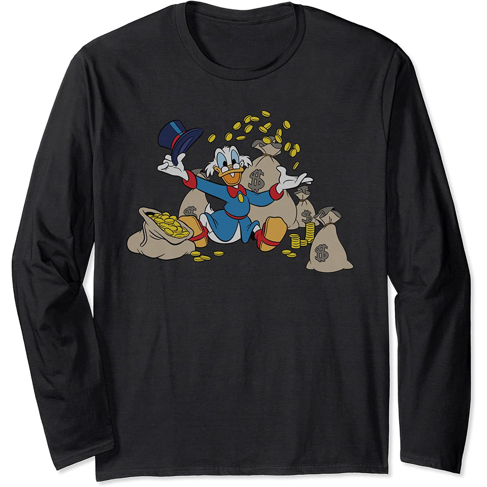 Disney Ducktales Scrooge McDuck Coins Long Sleeve 1.jpg