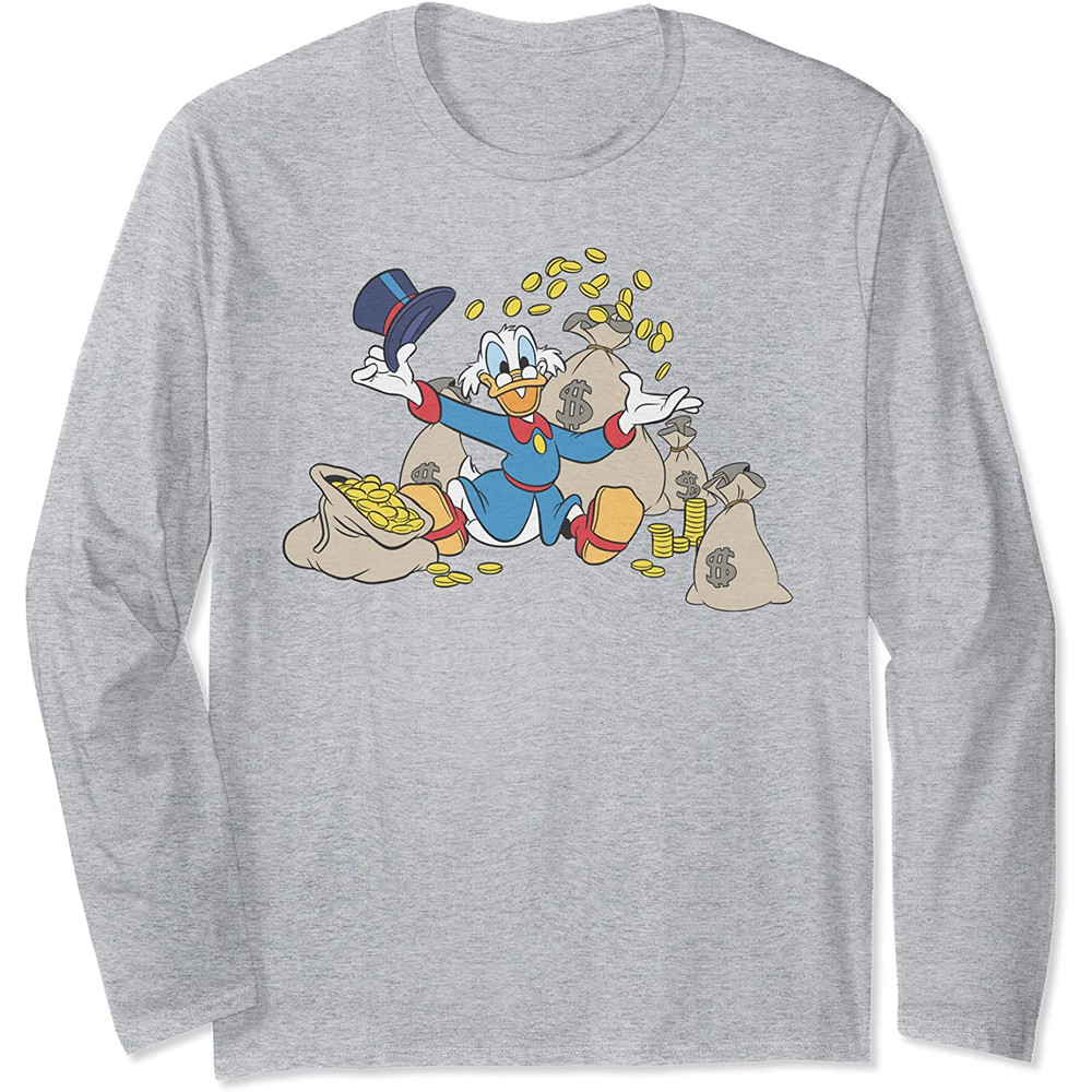 Disney Ducktales Scrooge McDuck Coins Long Sleeve 3.jpg