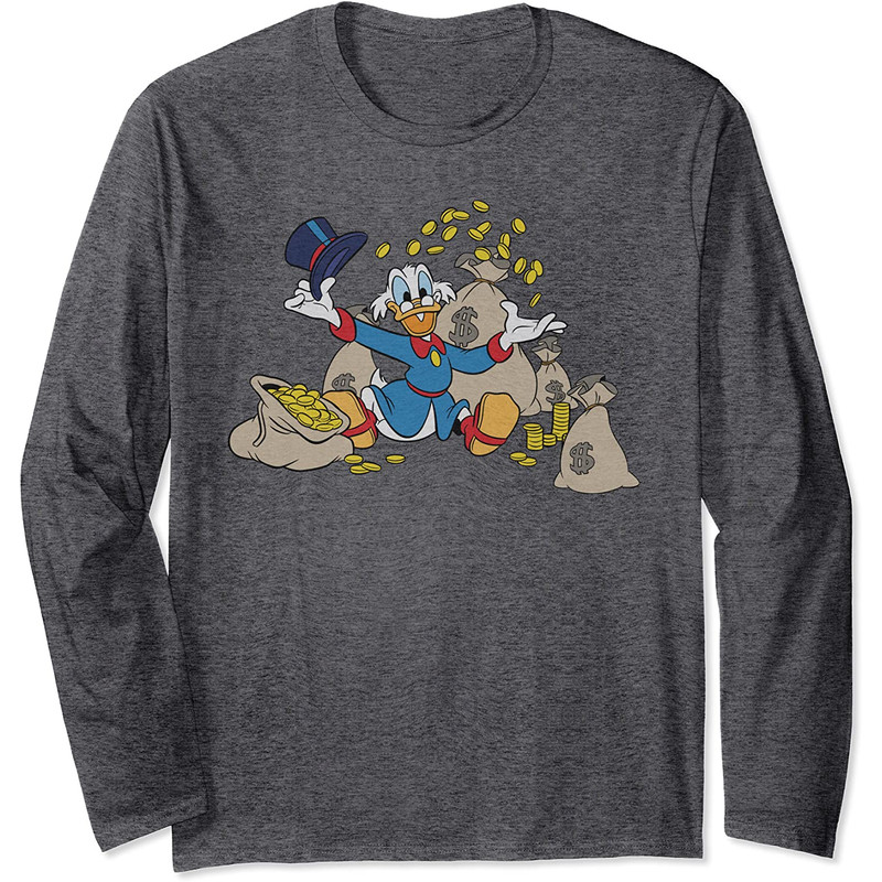 Disney Ducktales Scrooge McDuck Coins Long Sleeve 4.jpg