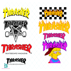 thrasher bundle svg, thrasher svg, street fashion