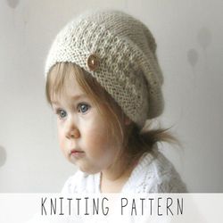 slouchy hat knitting pattern beanie knit pattern beginner knitting pattern easy hat pattern knit slouch hat winter toque