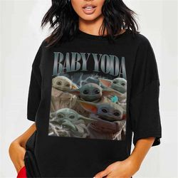 Baby Yoda Shirt | Vintage Baby Yoda Shirt | Baby Yoda Homage Shirt | Grogu The Mandalorian Shirt | Star Wars Shirt | Sta