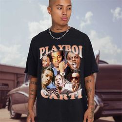 playboi carti t-shirt playboi carti vintage rap tee shirt playboi carti rapper shirt