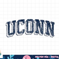 connecticut huskies retro arch heather gray  png, sublimation