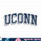 Connecticut Huskies Retro Arch Heather Gray png, sublimation.jpg