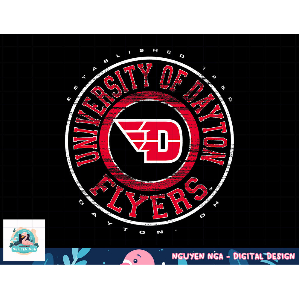 Dayton Flyers Showtime Logo Officially Licensed Navy  png, sublimation.jpg