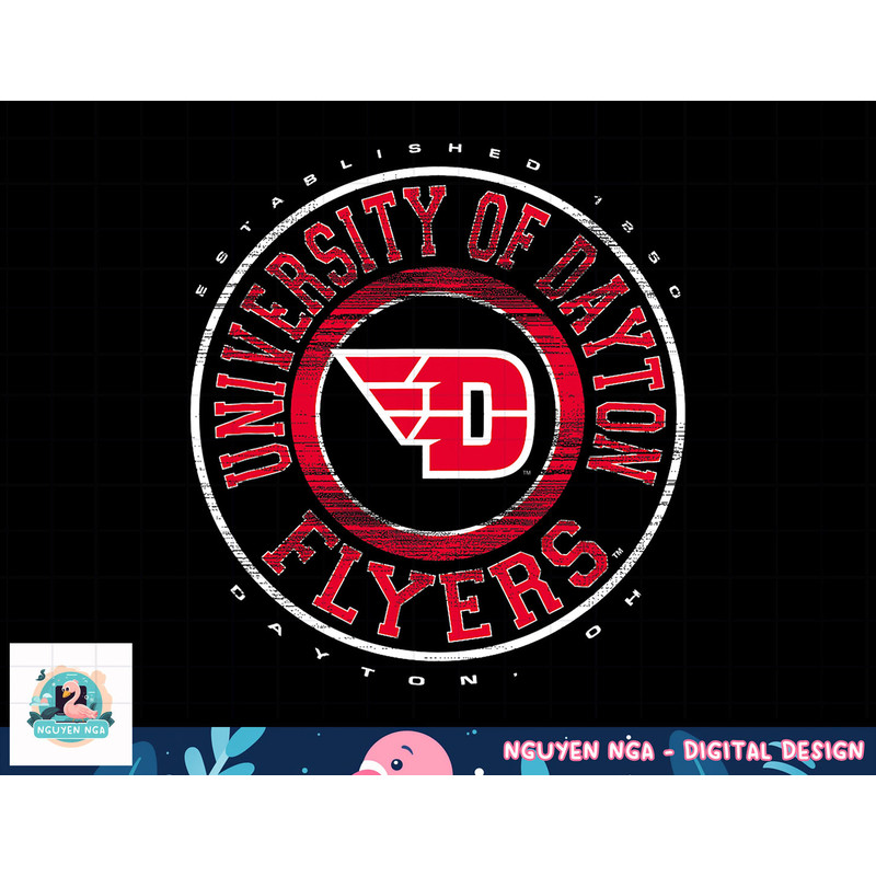 Dayton Flyers Showtime Logo Officially Licensed Navy  png, sublimation.jpg