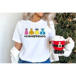 disney squad shirt, princess squad shirt, matching disney shirts, disney vacation shirts, disney princess shirts, family