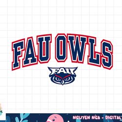 florida atlantic owls womens arch over dark heather  png, sublimation