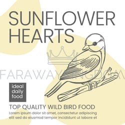 wild bird food packaging design vector sketch vintage style