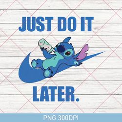 vintage stitch nike png, just do it later png, stitch shoes nike png, stitch embroidery crewneck nike png, logo nike png