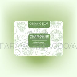 soap pack tag packaging hand drawn vector template flower
