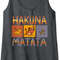Disney The Lion King Hakuna Matata Solid Blocks Tank Top 6.jpg