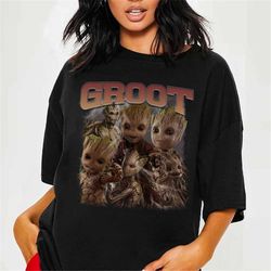 Homage Groot Shirt | Vintage Baby Groot Shirt | Swole Groot Shirt | Guardians of the Galaxy Vol. 3 Shirt | Cosmic Rewind