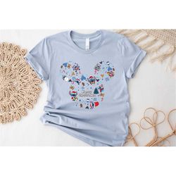 disney stitch merry christmas shirt, disney stitch shirt, cute stitch christmas shirt, family christmas tshirt, christma
