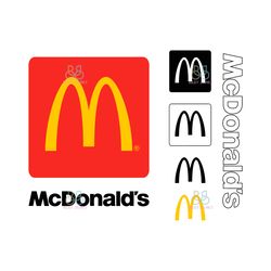 mcdonalds logo svg, fastfood brand logo svg, mc donalds svg, logo svg, brand logo svg